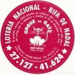 Butlleta RIFA DE NADAL 1994