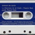Cara C i D cassette Orgue de Gats 1995