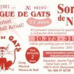 Butlleta LOTERIA DE NADAL 2003