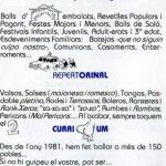 Caràtula interior cinta cassette Orgue de Gats 1995