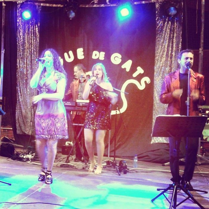 CORRÓ D'AMUNT (Franqueses del Vallès) Ball Festa Major · Jaume Fíguls, Francesc Sadurní, Marcel Grífol, Laura Mercè i Laura Martín · 02/08/2014
