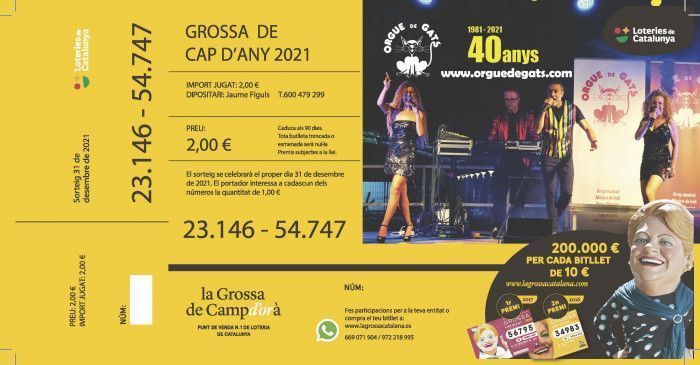 Butlleta LA GROSSA DE CAP D'ANY 2021