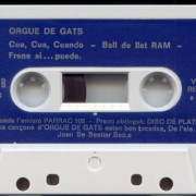 Cara A i B cassette Orgue de Gats 1995
