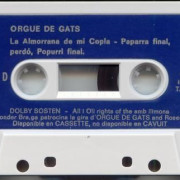 Cara C i D cassette Orgue de Gats 1995