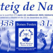 Butlleta LOTERIA DE NADAL 2002