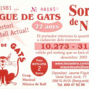 Butlleta LOTERIA DE NADAL 2003