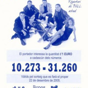 Butlleta LOTERIA DE NADAL 2005
