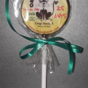 Piruleta de xocolata 25 anys Orgue de Gats