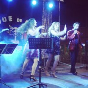 CORRÓ D'AMUNT (Franqueses del Vallès) Ball Festa Major · Jaume Fíguls, Francesc Sadurní, Marcel Grífol, Laura Mercè i Laura Martín · 02/08/2014