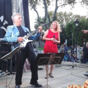 BARCELONA (Colom, Rambla, Port Vell) Ball Festa Gent Gran Disctricte Ciutat Vella amb Orgue de Gats Quartet · 07/10/2016