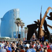 BARCELONA · Plaça del Mar · Platja de la Barceloneta · Dijous 9 de juny de 2022 · Ball Gent Gran Districte Ciutat Vella