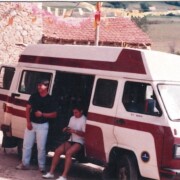 BALLTARGA (la Cerdanya) Furgoneta i furgoneter, l'Albert Gorgas - 20/09/1987