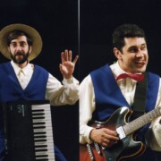 SESSIÓ FOTOGRÀFICA PROMOCIONAL · Toni Ortega (Cantant i Guitarra) · Sergio Fidemraizer (Teclats) · 1994