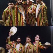 SESSIÓ FOTOGRÀFICA PROMOCIONAL · Nous components · Jaume Fíguls (Baix) Jordi Prat "Jembu" (Bateria) · Toni Ortega (Cantant i Guitarra) · Sergio Fidemraizer (Teclats) · 1994