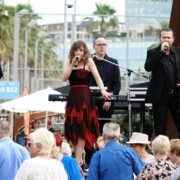 BARCELONA · Platja de la Barceloneta · plaça del Mar · Ball Setmana Gent Gran Districte Ciutat Vella · Jaume Fíguls, Cris Sáez, Marc Anglarill, Juanma Fernández · 07/06/2018