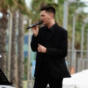 BARCELONA · Platja de la Barceloneta · plaça del Mar · Ball Setmana Gent Gran Districte Ciutat Vella · Jaume Fíguls, Cris Sáez, Marc Anglarill, Juanma Fernández · 07/06/2018