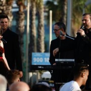 BARCELONA · Platja de la Barceloneta · plaça del Mar · Ball Setmana Gent Gran Districte Ciutat Vella · Jaume Fíguls, Cris Sáez, Marc Anglarill, Juanma Fernández · 07/06/2018