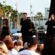 BARCELONA · Platja de la Barceloneta · plaça del Mar · Ball Setmana Gent Gran Districte Ciutat Vella · Jaume Fíguls, Cris Sáez, Marc Anglarill, Juanma Fernández · 07/06/2018
