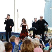 BARCELONA · Platja de la Barceloneta · plaça del Mar · Ball Setmana Gent Gran Districte Ciutat Vella · Jaume Fíguls, Cris Sáez, Marc Anglarill, Juanma Fernández · 07/06/2018