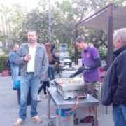 AQUARIUS Campanya d'anuncis per televisió i xarxes "los animadores del verano 2019" Imatges del rodatge al Poble Espanyol de Barcelona. Orgue de Gats en va ser un dels grups protagonistes.