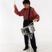 SESSIÓ FOTOS PROMOCIONALS 2002 · Àngel Àrias (bateria)
